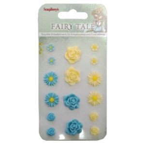 Ozdoby żywiczne ScrapBerry's Naklejki Fairy Tales, 16szt